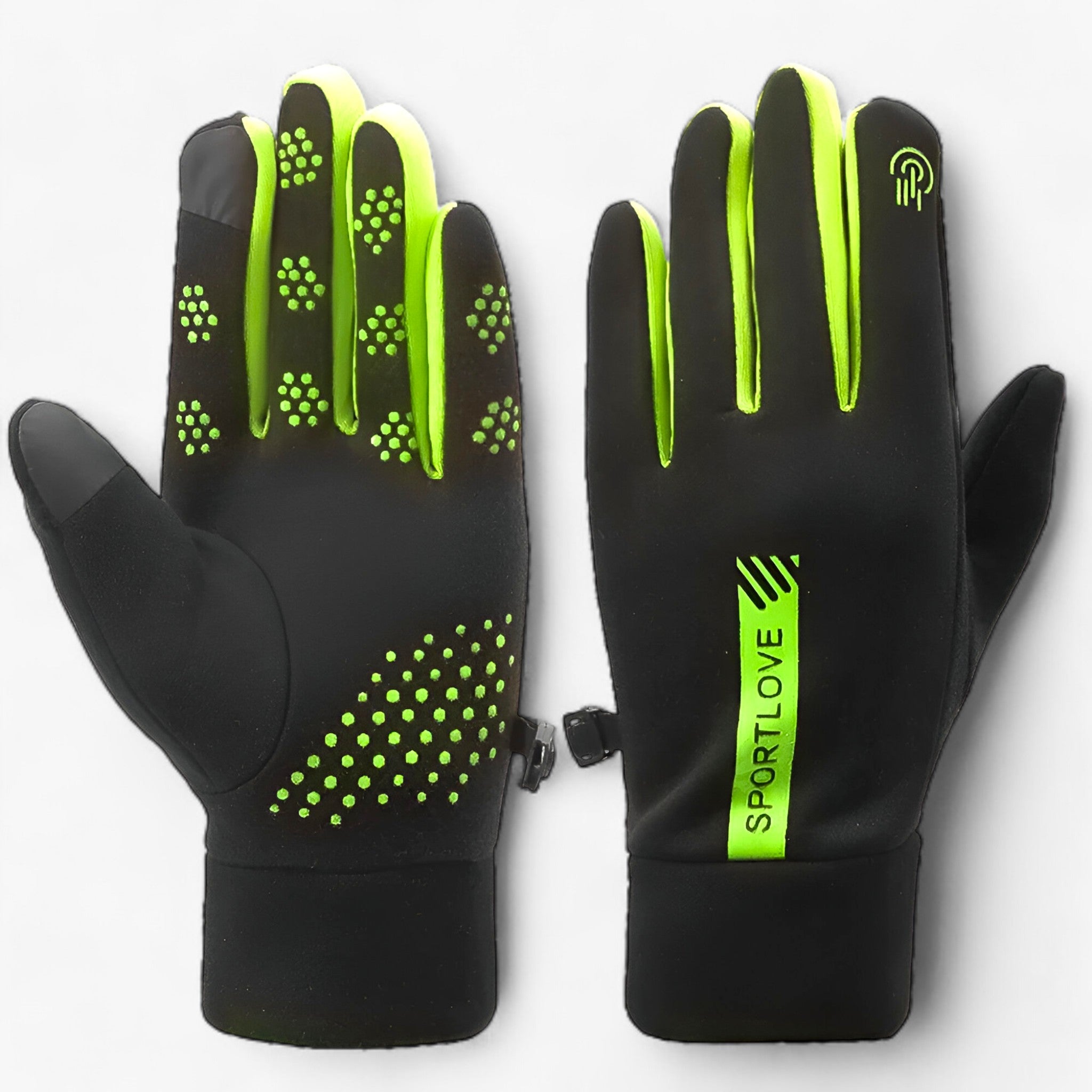 outdoor equipment : GlacierGuard - Winterhandschoenen - Warme en Waterdichte Bescherming in Groen (Heren) van Pantino