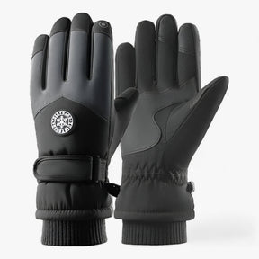 outdoor equipment : GlacierPro - Skihandschoenen - Waterdichte & Thermische Bescherming in Mannen-Zwart van Pantino