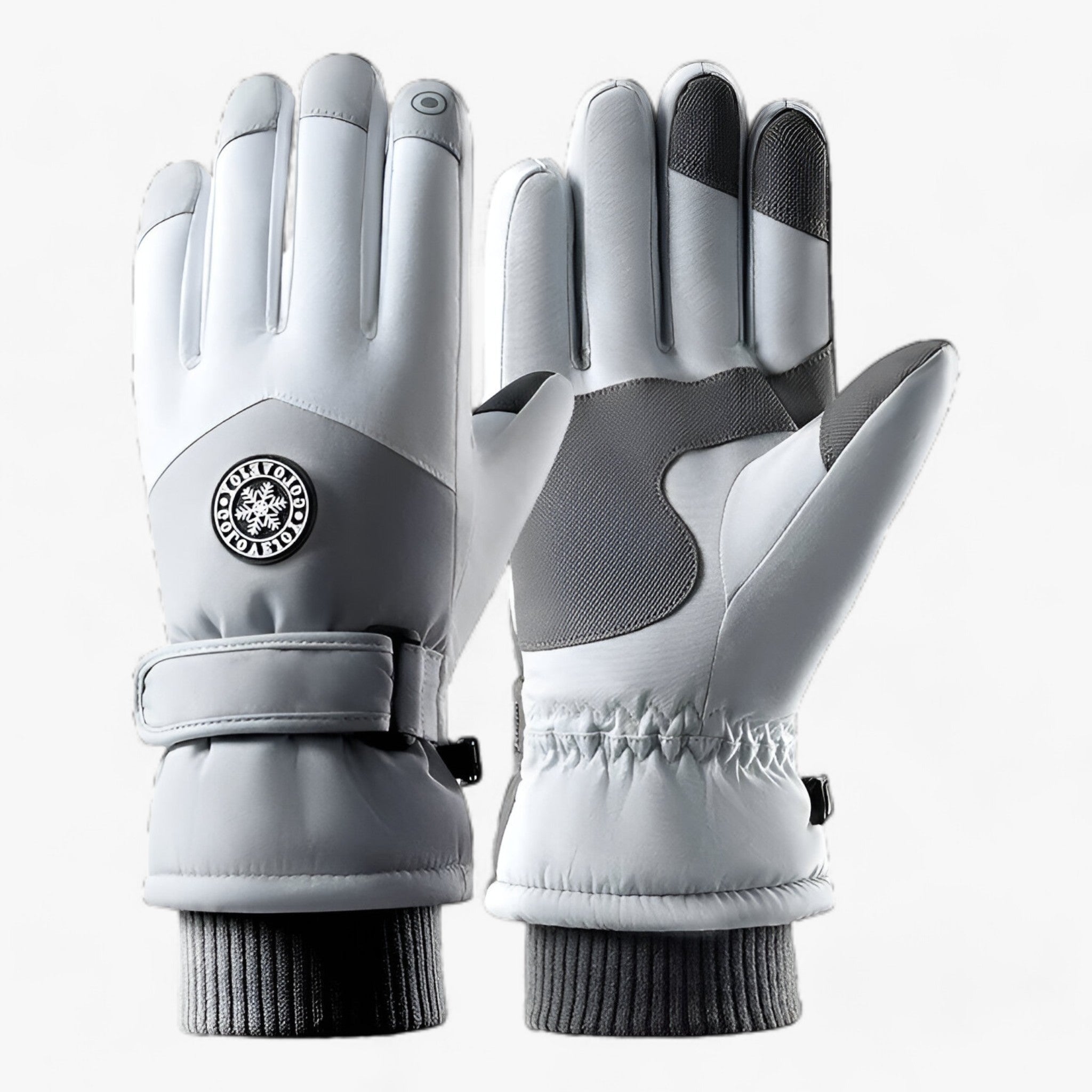 outdoor equipment : GlacierPro - Skihandschoenen - Waterdichte & Thermische Bescherming in Vrouwen-Grijs van Pantino