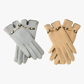 Gloves : Handschoenen Zwart - FrostElegance - Winter Touchscreen in van Pantino