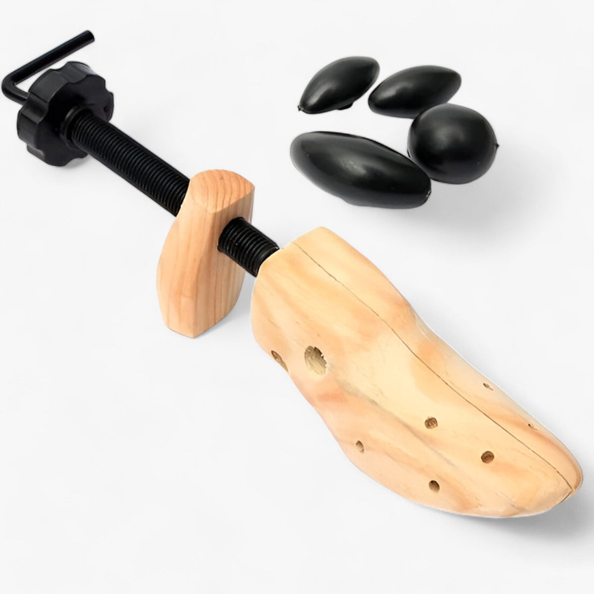 Shoe Stretcher : Schoenverbreder Verstelbaar Hout - Comfortabel & Effectief voor Brede Voeten in L (Taille de chaussure 42 à 46) van Pantino