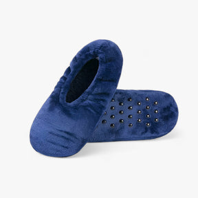 Socks : Sokken 1 Paar Wit - Gezellige Binnensokken - Zachte Comfort en Antislip (1 Paar + 1 Paar Gratis) in 1 Paar Marine van Pantino