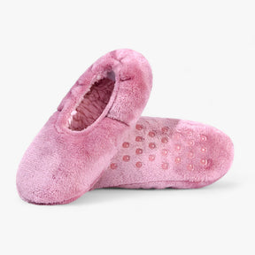 Socks : Sokken 1 Paar Wit - Gezellige Binnensokken - Zachte Comfort en Antislip (1 Paar + 1 Paar Gratis) in 1 Paar Roze van Pantino