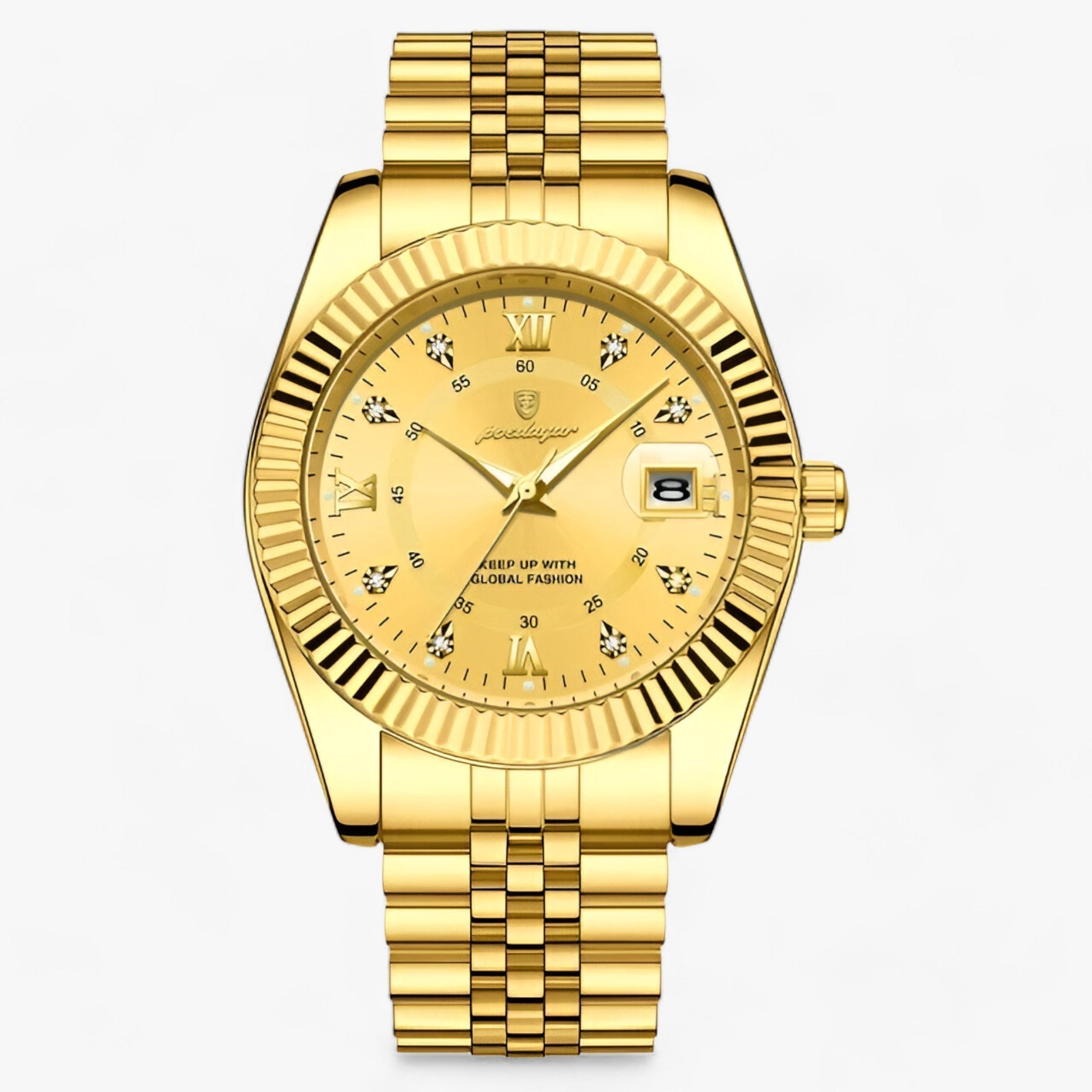 watches : Elegant Heren Quartz Horloge | Roestvrij staal Luxe afwerking in van Pantinoshop
