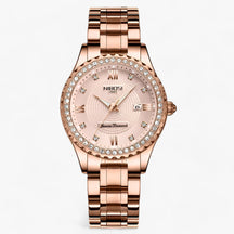 watches : Luxe Damur - Precisie en Stijl Gecombineerd - Goud in Roségoud van Pantino