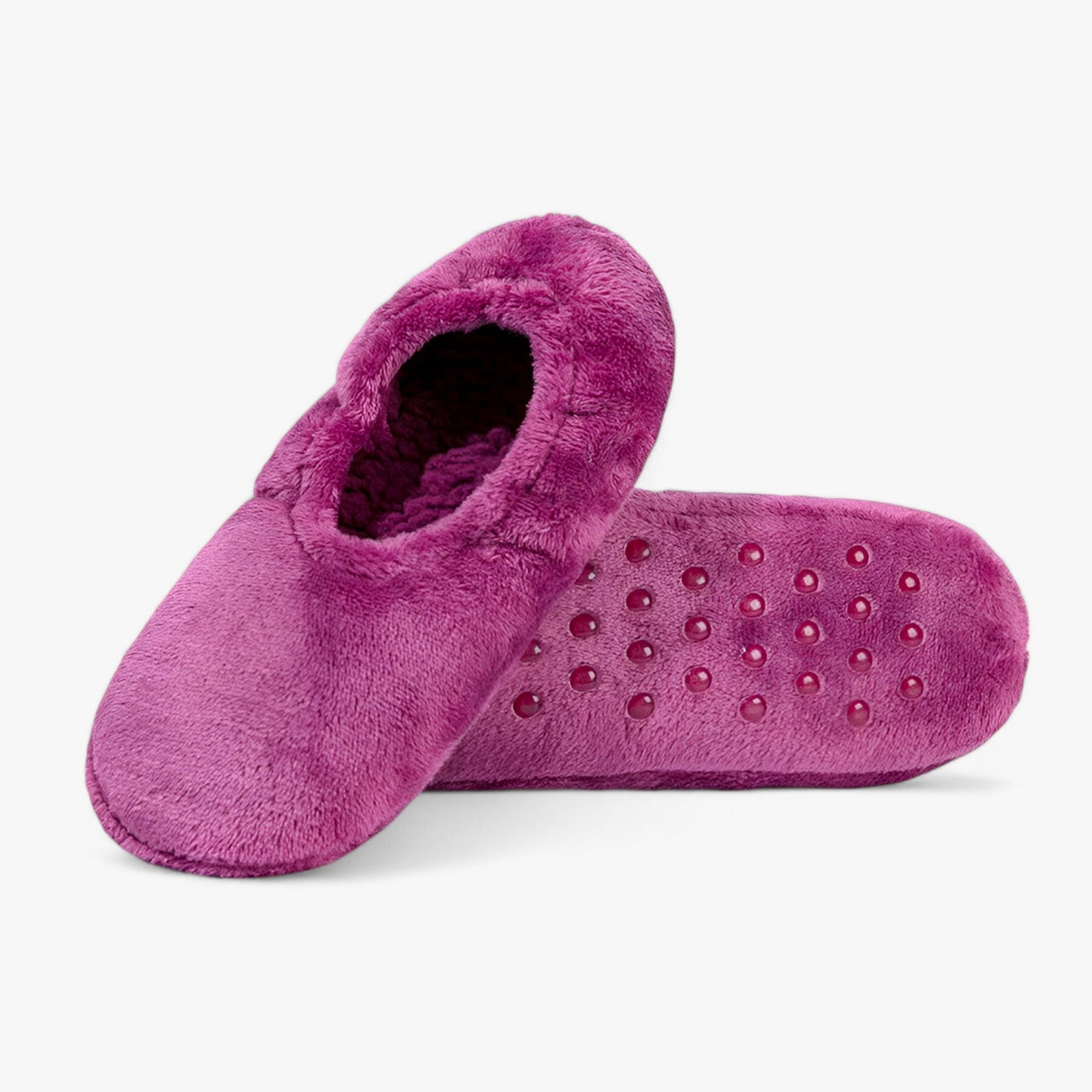 Socks : Sokken 1 Paar Wit - Gezellige Binnensokken - Zachte Comfort en Antislip (1 Paar + 1 Paar Gratis) in 1 Paar Rood van Pantino