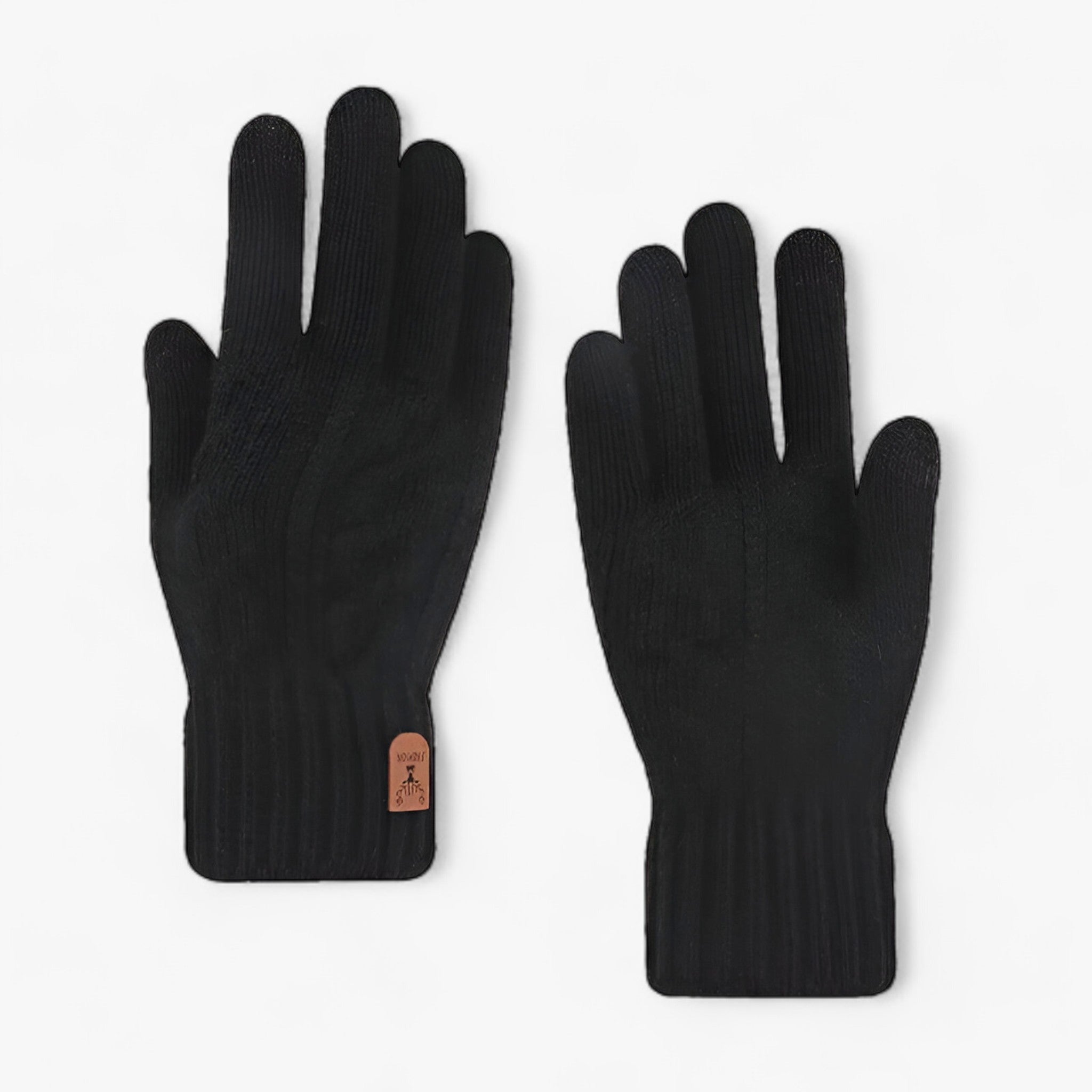 Winter Gloves : Handschoenen Marineblauw - CozyWarm - Touchscreen Winterhandschoenen in Zwart van Pantino