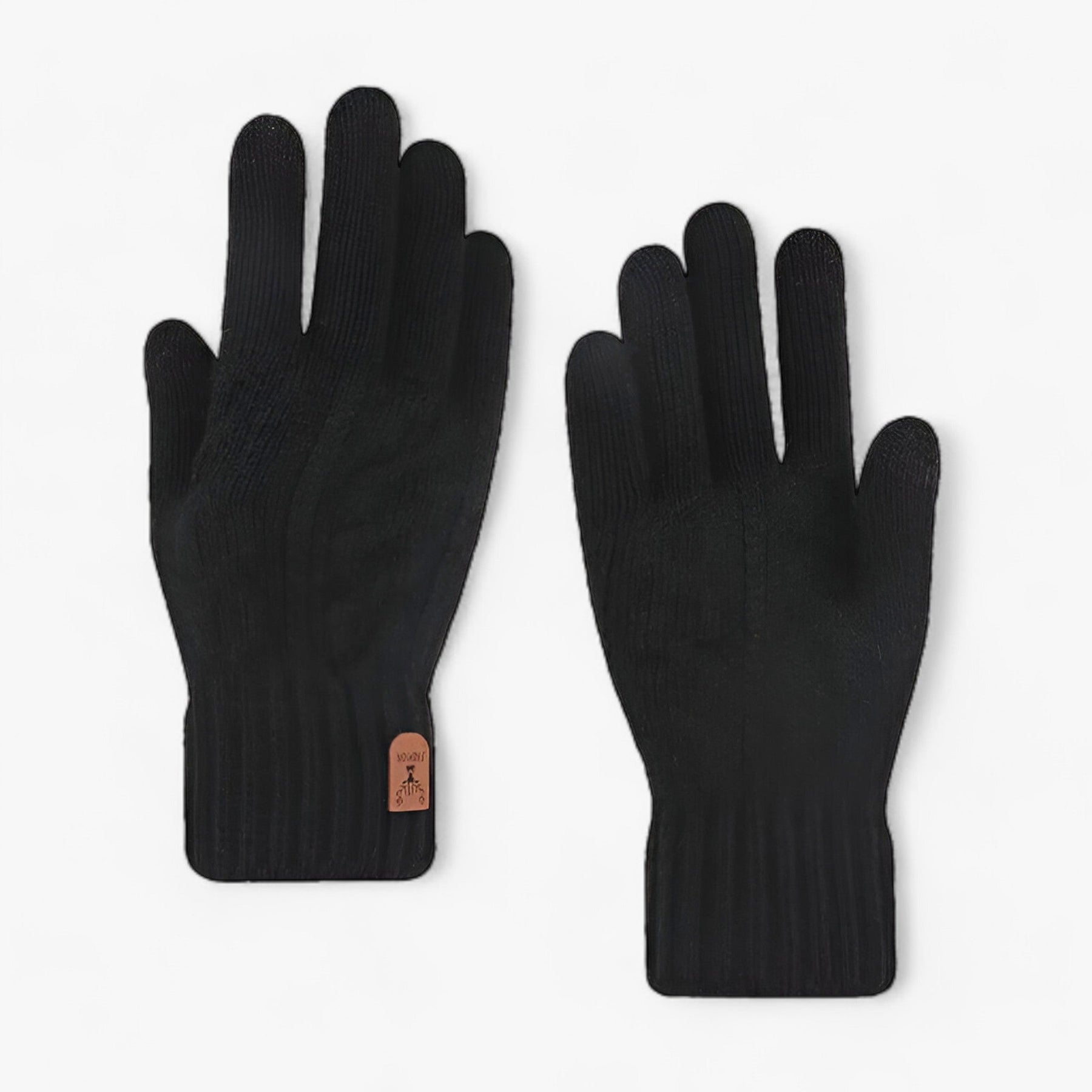 Winter Gloves : Handschoenen Marineblauw - CozyWarm - Touchscreen Winterhandschoenen in Zwart van Pantino