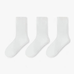 Socks : Sokken Heren 3 Witte Paren - Wol -Set - Warm en Gezellig Comfortabel 3 Witte Paren in 3 witte paren Maten 34-40 van Pantino