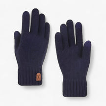Winter Gloves : Handschoenen Marineblauw - CozyWarm - Touchscreen Winterhandschoenen in Marineblauw van Pantino