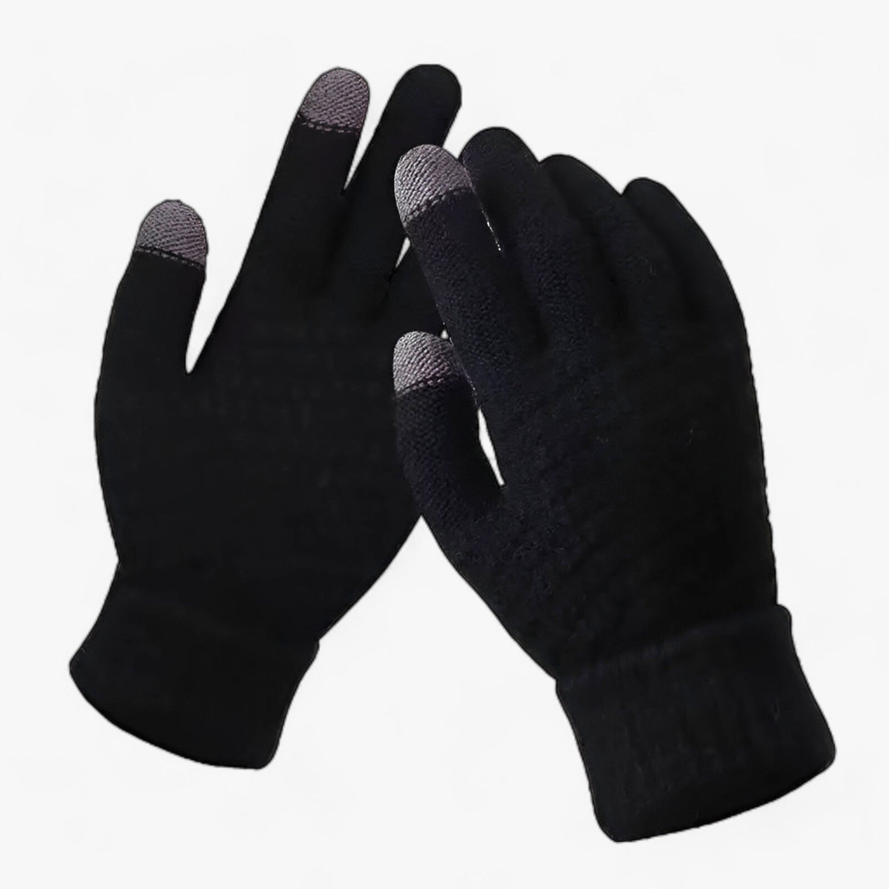 Gloves : Handschoenen Grijs - CozyFlex - Warme Winter Touchscreen in Zwart van Pantino