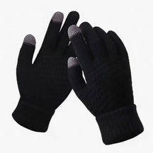 Gloves : Handschoenen Grijs - CozyFlex - Warme Winter Touchscreen in Zwart van Pantino