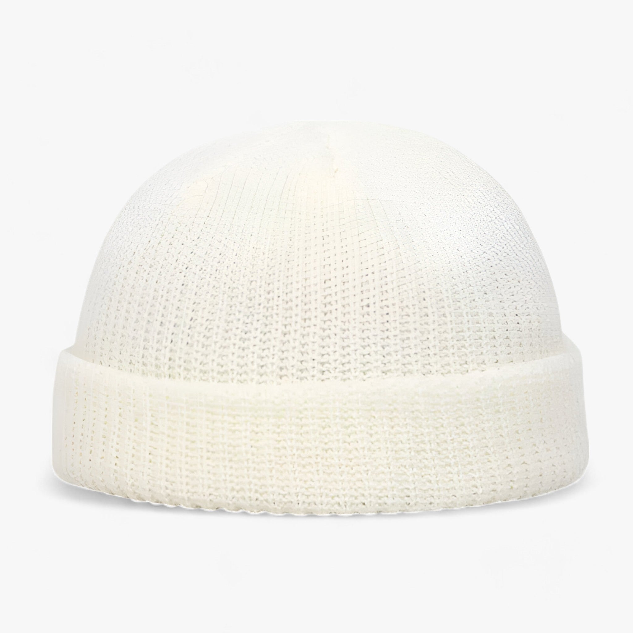 Beanie : Muts Dames Donkergeel - Warme Wintermuts - Comfortabele Vrijetijdstijl voor Iedereen in Wit One size van Pantino
