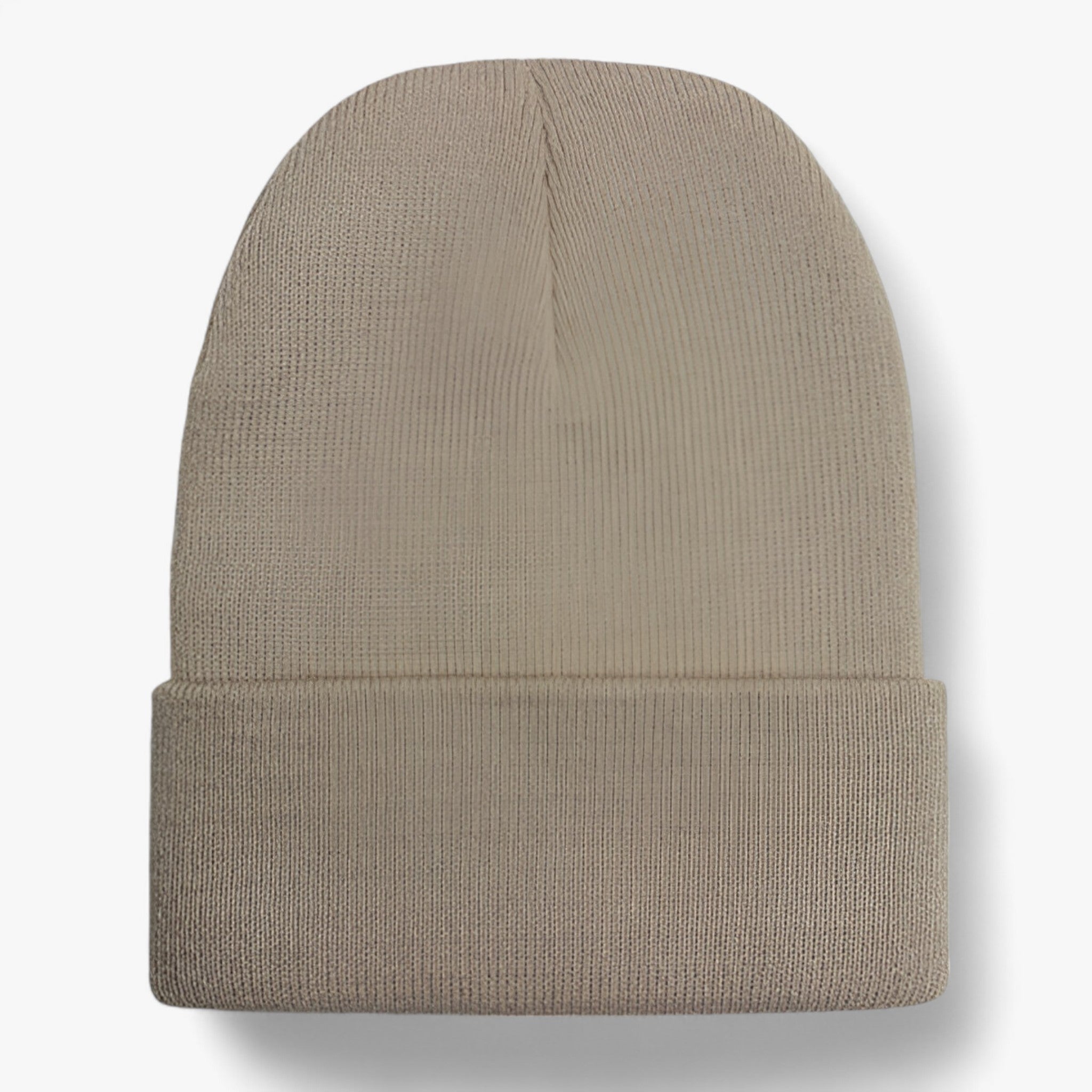 Beanie : Muts Dames Donkergrijs - Unisex Fleece - Zachte Warmte voor Iedereen in Beige van Pantino