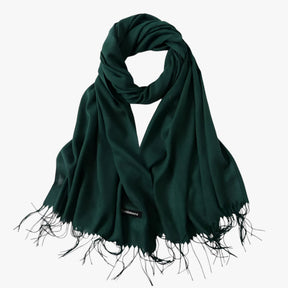 Scarf : Sjaal Dames Koninklijk Blauw - Lange Winter van Tessale voor - Elegant en Veelzijdig in Donkergroen 200x68cm van Pantino