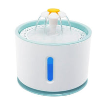 pets : Automatische Drinkfontein voor Huisdieren - Kattendrinkbak Pro - Zilver in Aqua Blauw van Pantino