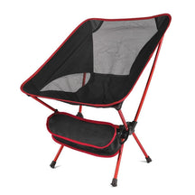 outdoor equipment : Comfortabele Buiten Campingstoel Nylon - Rood in Rood van Pantino