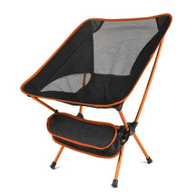 outdoor equipment : Comfortabele Buiten Campingstoel Nylon - Rood in Sinaasappel van Pantino