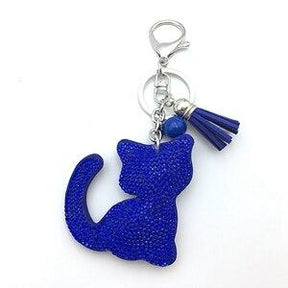 pets : Schattige Kitty Familiesleutelhanger Katten - Wit in van Pantino