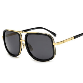 men's sunglasses : Gepolariseerde Zonnebril Heren Zwart - UV400 Bescherming voor optimaal zicht en comfortabel design in Zwart van Pantinoshop