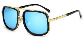Sunglasses : Gepolariseerde Zonnebril Heren Zwart - UV400 Bescherming voor optimaal zicht en comfortabel design in Blauw van Pantino