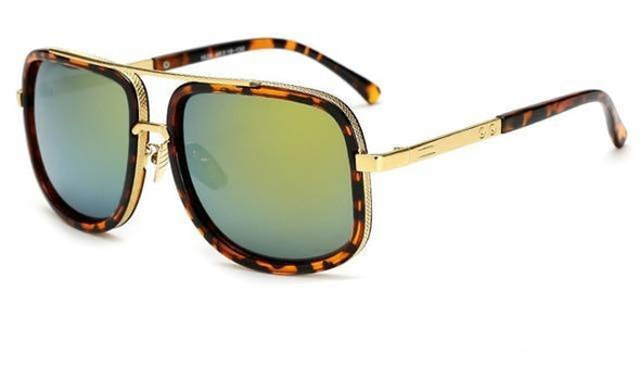 Sunglasses : Gepolariseerde Zonnebril Heren Zwart - UV400 Bescherming voor optimaal zicht en comfortabel design in Luipaard van Pantino