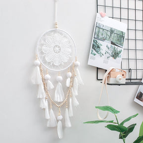 home & garden : Mandala Wandhanger - Zon en Maan Bohemian Decoratie - Katoen in van Pantino