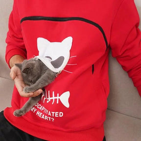 pets : Gezellige Hoodie met Zak voor Knuffelen met Huisdieren in van Pantino