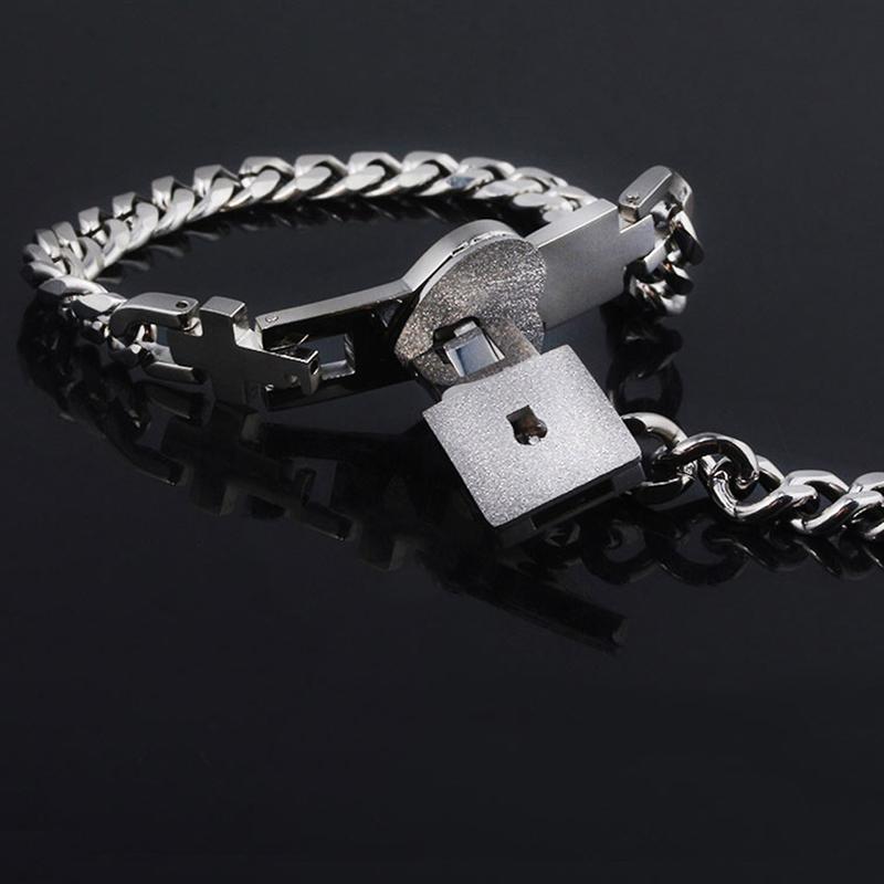 Koppelarmband Roestvrij Staal Slot & Sleutel | Voor Hem en Haar