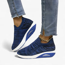 Women's Sneakers : In Sneakers Dames - Lichtpaars in Blauw van Pantino