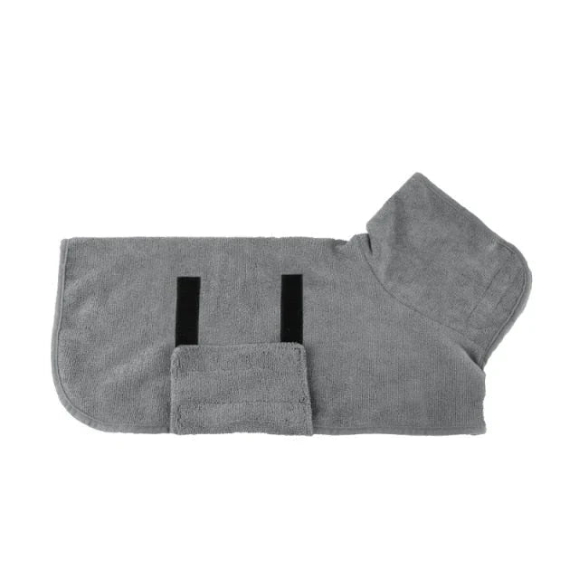 pets : HugDry - Honden Handdoek - Groen in Grijs van Pantino