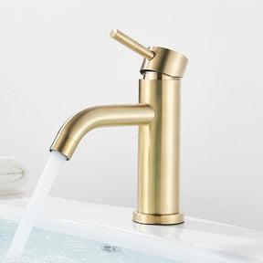 home & garden : Moderne Badkraan in Geborsteld Goud - Acel in van Pantino