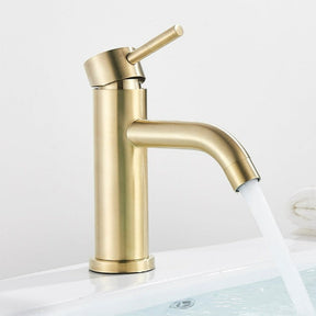 home & garden : Moderne Badkraan in Geborsteld Goud - Acel in van Pantino
