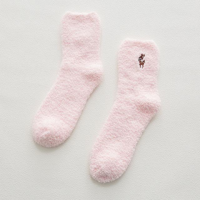 Socks : Gezellige Katoenen Sokken Honden Katten - Mintgroen - Kat in Roze - Reeënkal van Pantino