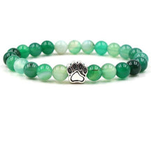 Bracelet : Armband Groen - Poot Energie Honden in Groen van Pantino