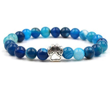 Bracelet : Armband Groen - Poot Energie Honden in Blauw van Pantino
