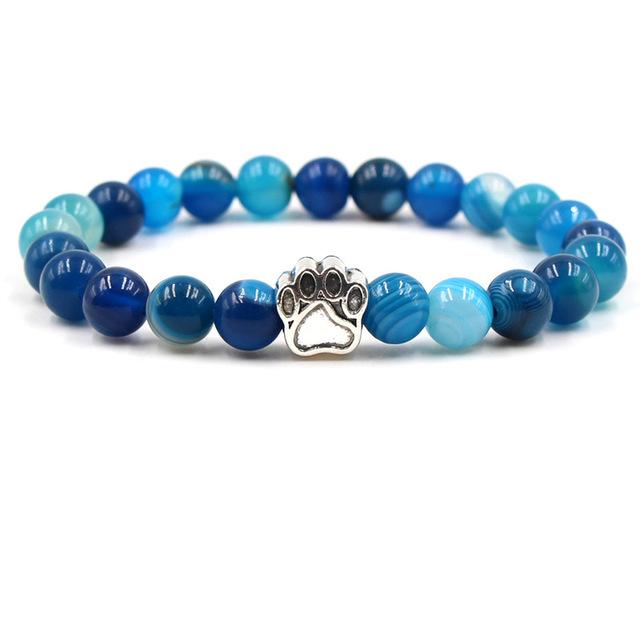 Bracelet : Armband Groen - Poot Energie Honden in Blauw van Pantino