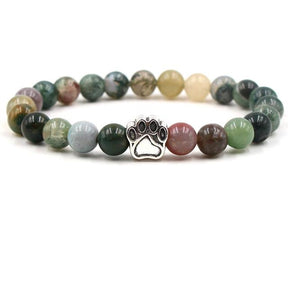 Bracelet : Armband Groen - Poot Energie Honden in Agaat van Pantino