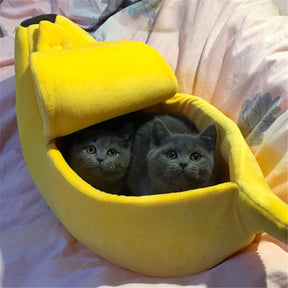 pets : Gezellige Bananenbed voor Katten Honden in van Pantino
