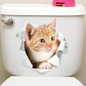 home & garden : 3D Kat Sticker Muursticker Honden Katten in van Pantino