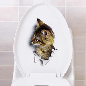 home & garden : 3D Kat Sticker Muursticker Honden Katten in Katze9 van Pantino