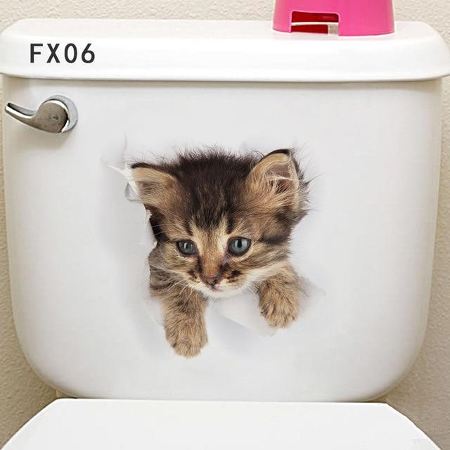 home & garden : 3D Kat Sticker Muursticker Honden Katten in Katze13 van Pantino
