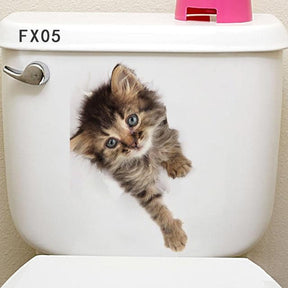 home & garden : 3D Kat Sticker Muursticker Honden Katten in Katze14 van Pantino