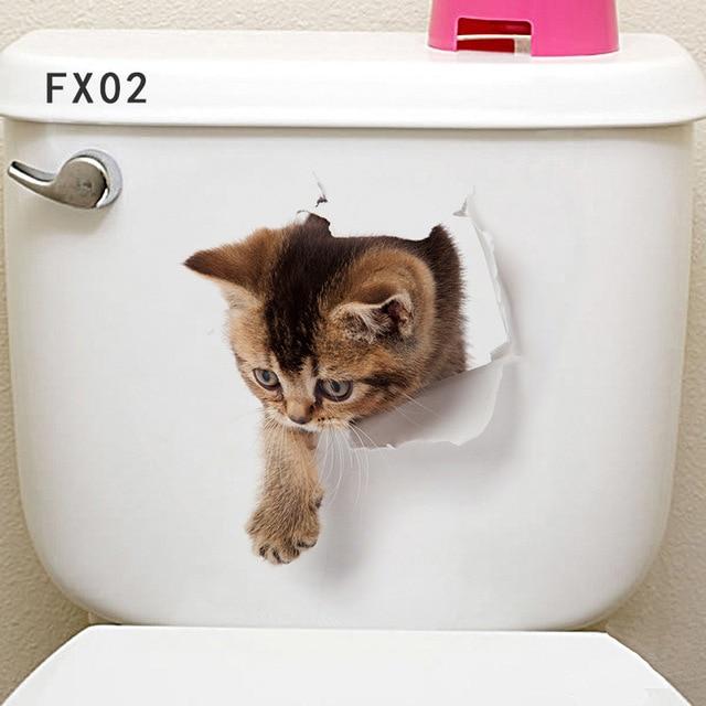 home & garden : 3D Kat Sticker Muursticker Honden Katten in Katze15 van Pantino