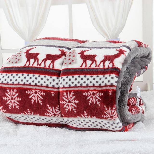 home & garden : Sterrenpatroon Deken Honden Katten - Blauwe Sterren in Winter wonderland van Pantino