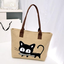 bags : Stijlvolle Strandtas voor Katten - Beige in Beige van Pantino