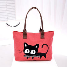bags : Stijlvolle Strandtas voor Katten - Beige in Rood van Pantino