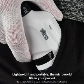 gadgets : PocketScope - Moedig Nieuwsgierigheid aan met de Draagbare Microscoop voor Jonge Ontdekkingsreizigers - Wit in van Pantino