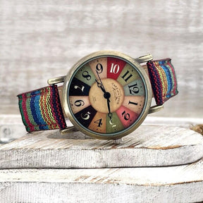 watches : Horloge Paars - Benny Watch - Retro in van Pantino