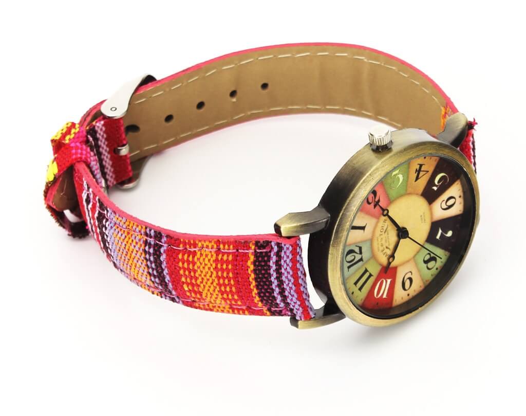 watches : Horloge Paars - Benny Watch - Retro in van Pantino